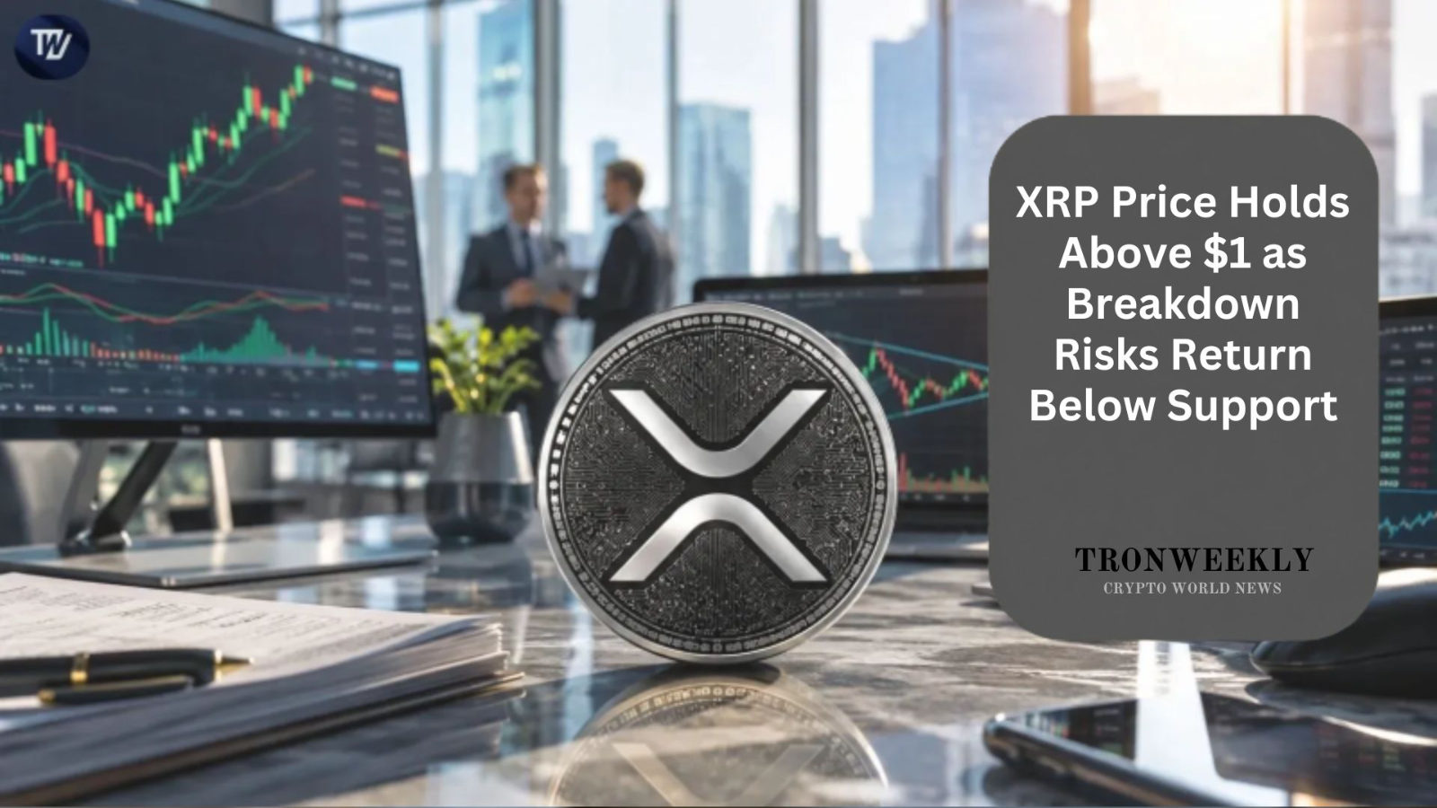 Цена XRP удерживается выше $1, поскольку риски пробоя ниже поддержки вновь усиливаются
