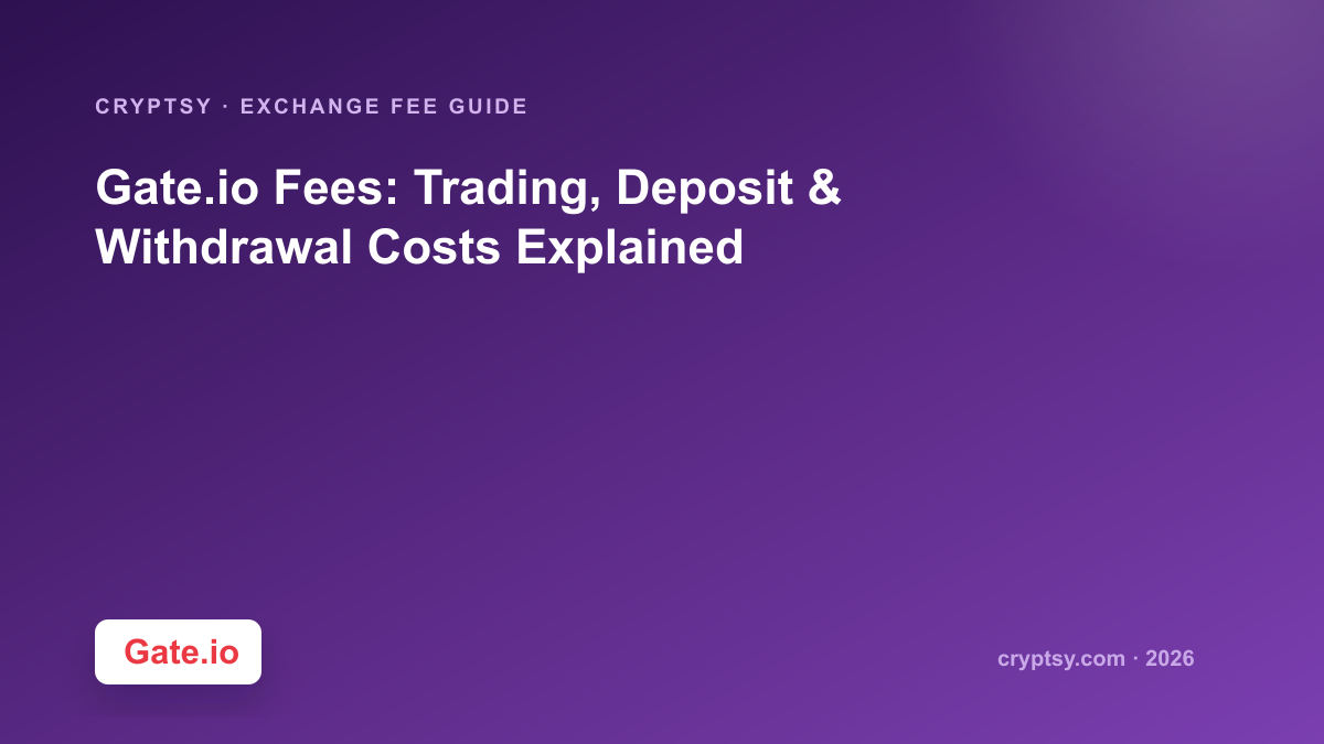 Gate.io Fees Explained: Trading, Deposit, and Withdrawal Costs