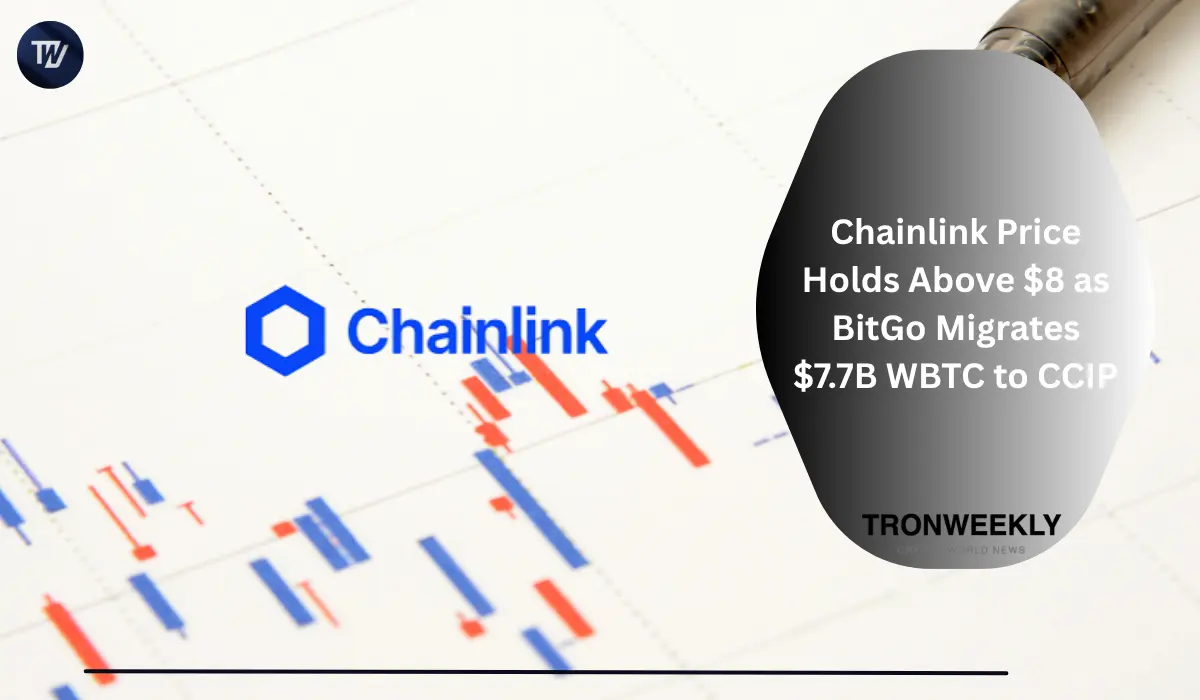 Цена Chainlink сохраняет устойчивость после миграции BitGo на CCIP на $7,7 млрд