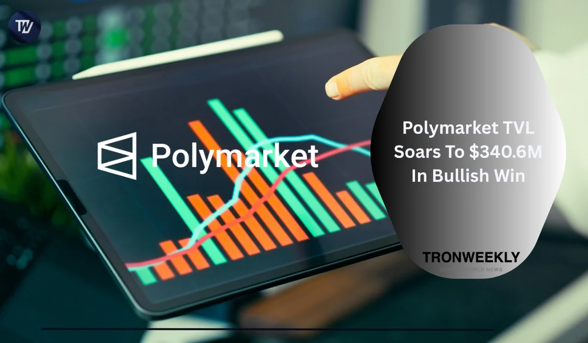 TVL Polymarket достиг $340,6 млн на фоне роста вовлечённости пользователей