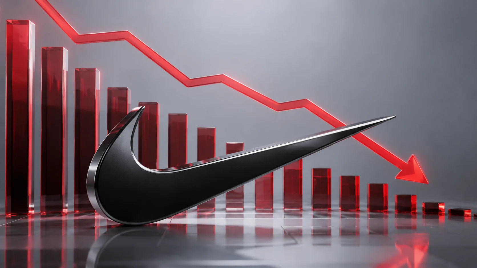 Il titolo Nike chiude al livello più basso dal 2014 dopo un calo del valore di mercato di 223 miliardi di dollari