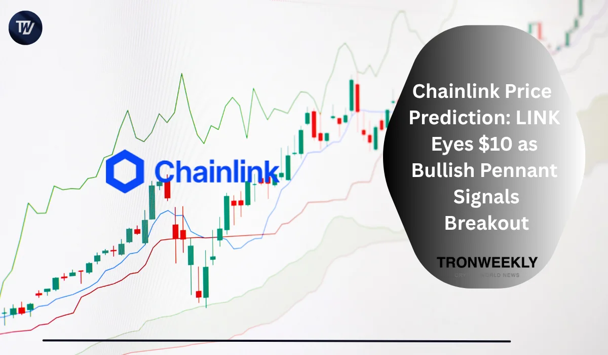 Chainlink (LINK) celuje w 10 dolarów, a formacja byczego proporca sygnalizuje potencjalne wybicie