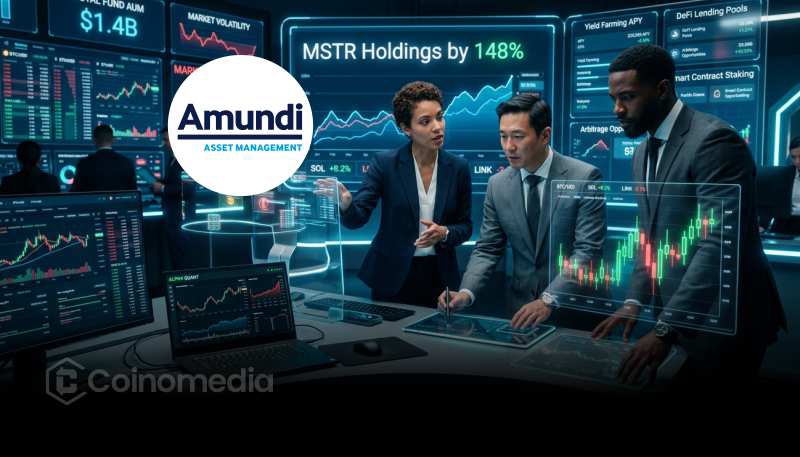 Amundi aumenta le partecipazioni in MSTR del 148% fino a 1,32 milioni di azioni