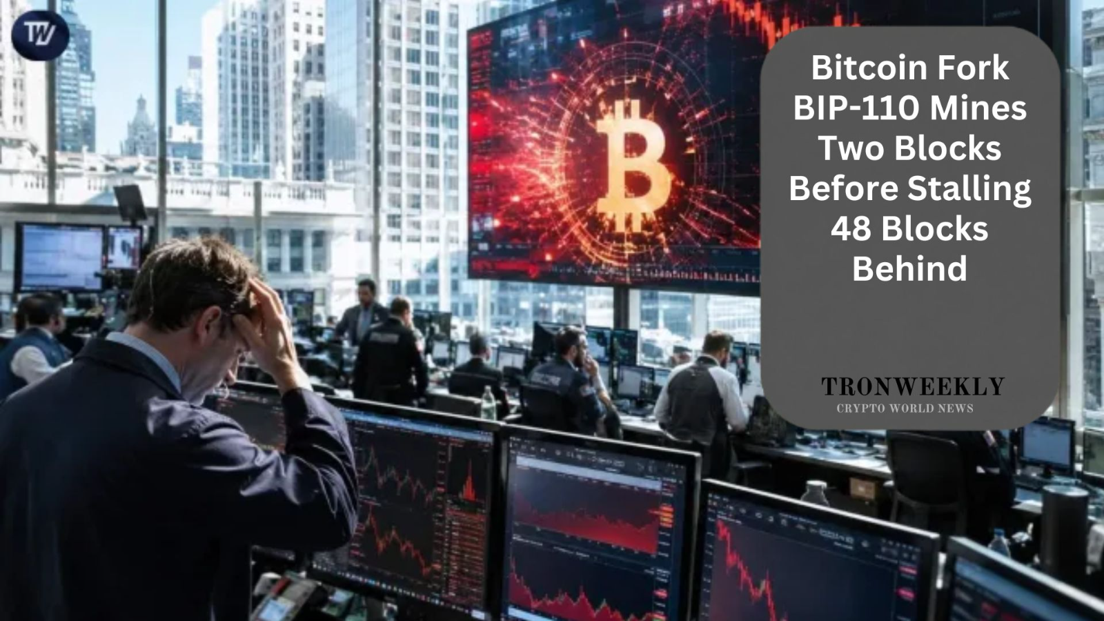 BIP-110-Minderheits-Fork stoppt nach nur zwei abgebauten Blöcken – 48 Blöcke hinter Bitcoin zurück