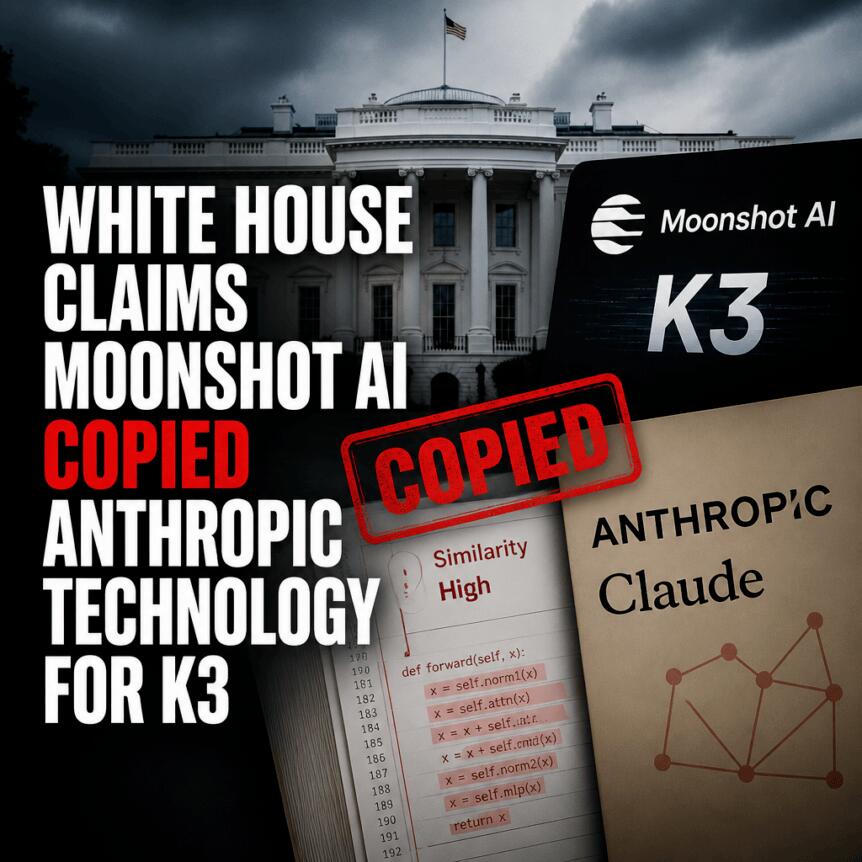 White House Accuses Moonshot AI of Covert Distillation in Kimi K3 Development