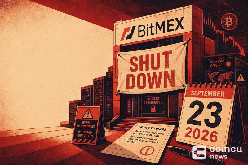 BitMEX объявил о прекращении работы 23 сентября 2026 года