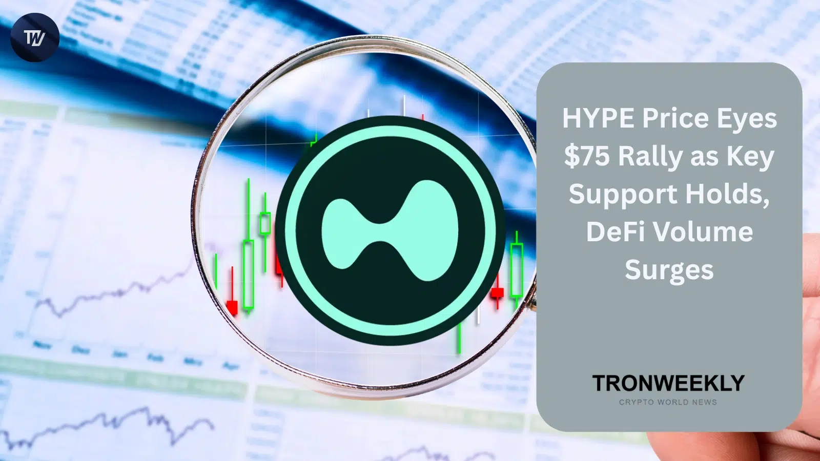 Hyperliquid (HYPE) тестирует ключевую поддержку на уровне $53 на фоне роста объёмов DeFi-деривативов до $13,5 млрд