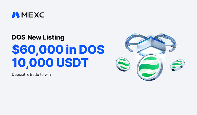 MEXC notuje DAPPOS (DOS) z nagrodami Airdrop+ o wartości 70 000 USD