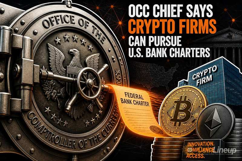 L'OCC segnala che le aziende cripto possono richiedere licenze bancarie nazionali statunitensi