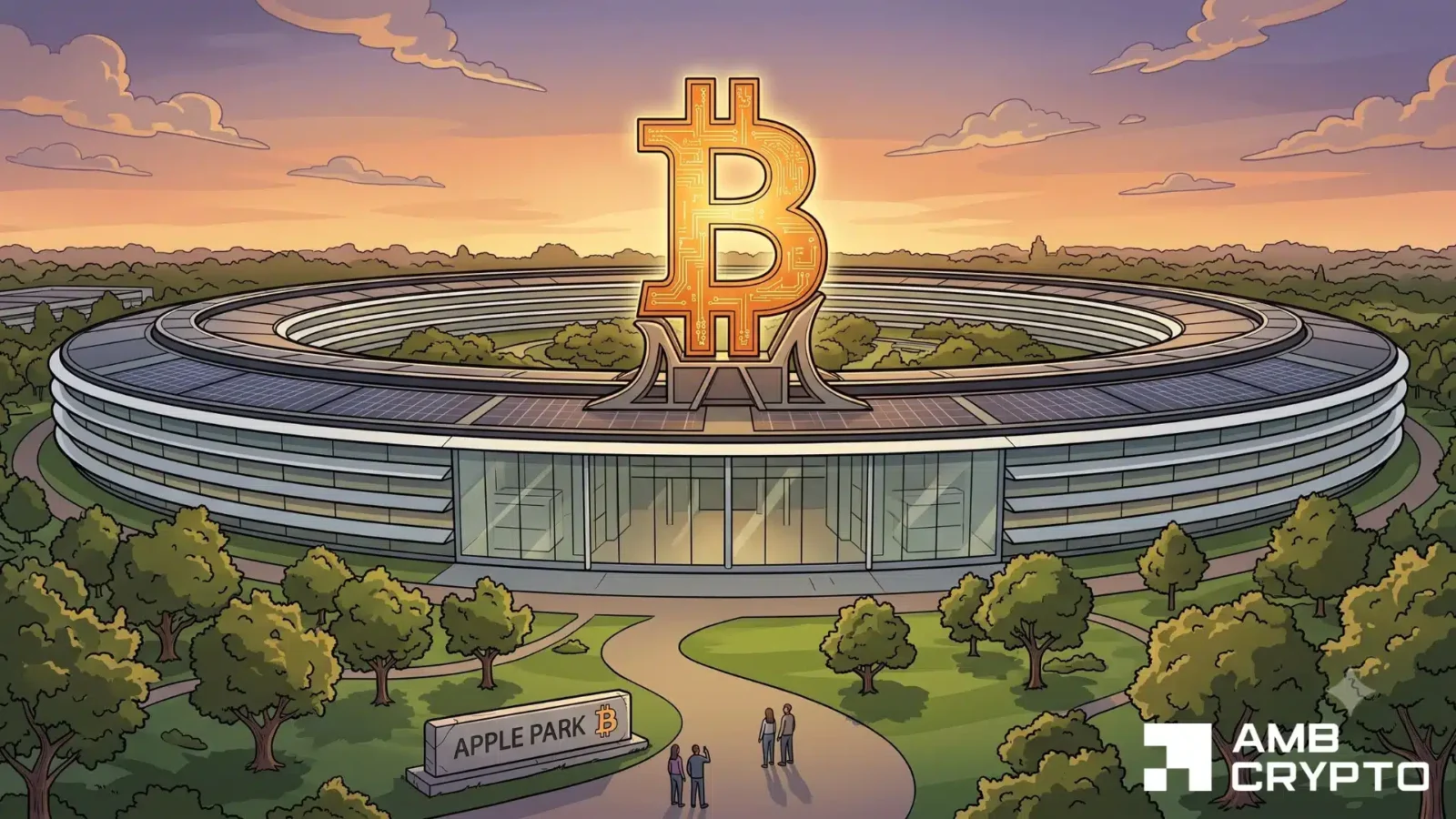 Bitcoin приближается к зоне аккумуляции по мере того, как соотношение BTC-AAPL выходит к исторической поддержке