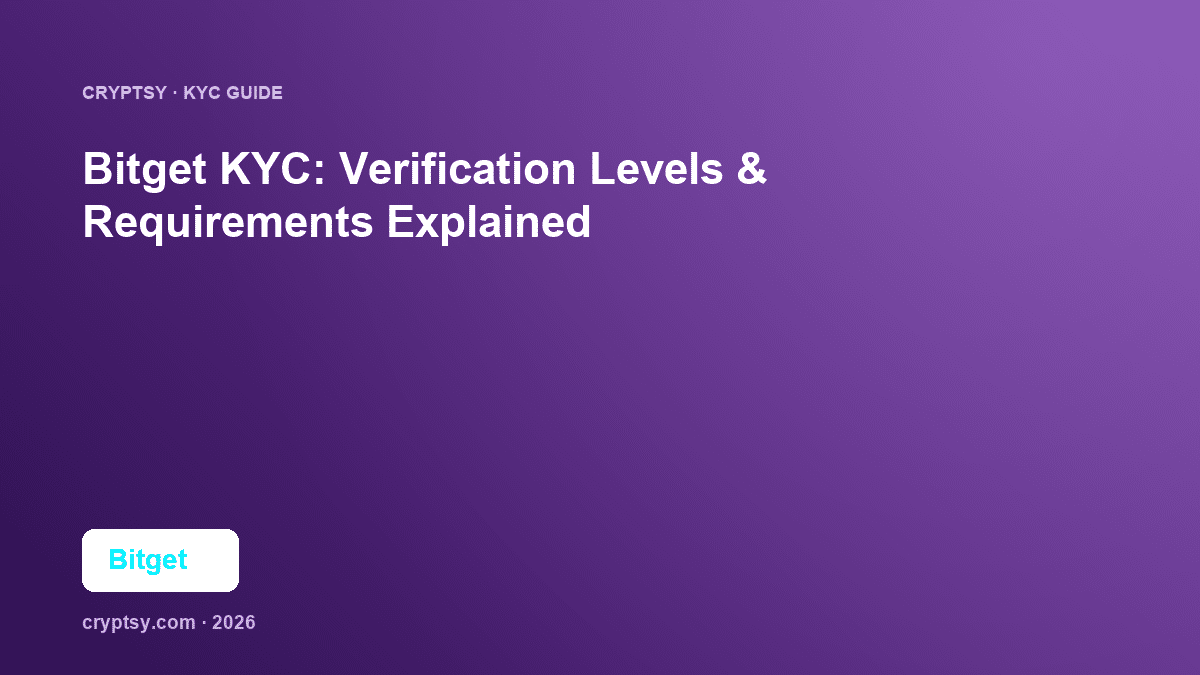 Bitget KYC: Verification Levels and Requirements Explained