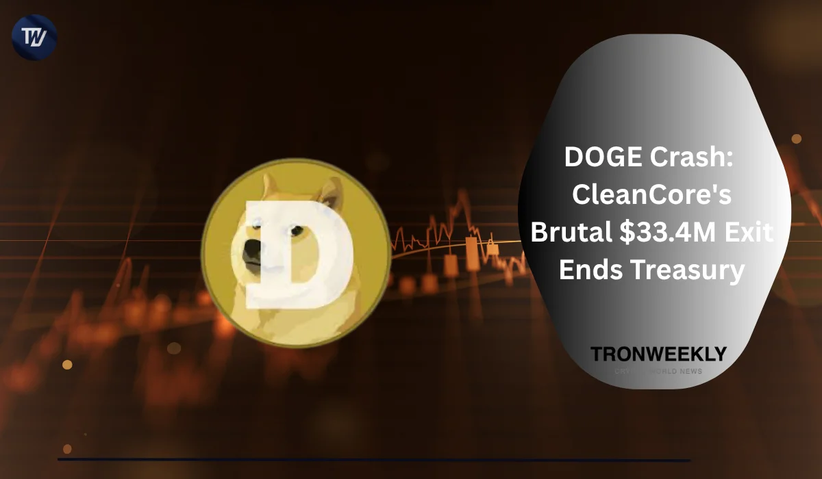 CleanCore wychodzi z rezerwy Dogecoin, sprzedając 463 mln DOGE za 33,4 mln USD, aby sfinansować zwrot w stronę AI