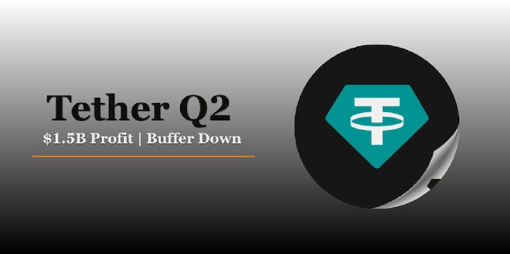 Tether publie un bénéfice de 1,5 milliard de dollars au T2 2026 alors que sa réserve excédentaire se contracte à 4,11 milliards