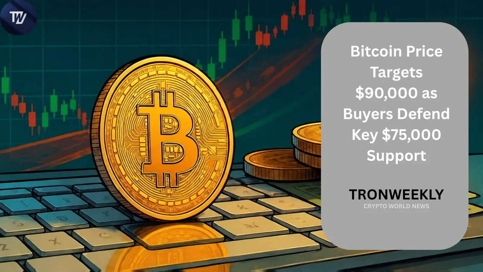ビットコイン、買い手が重要な75,000ドルのサポートを守り90,000ドルを狙う