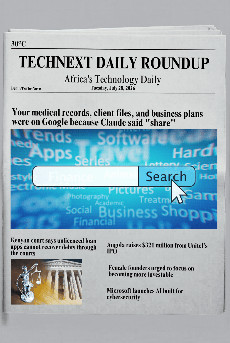 Информационная рассылка Technext приглашает читателей подписаться на ежедневные обновления о технологиях в Африке