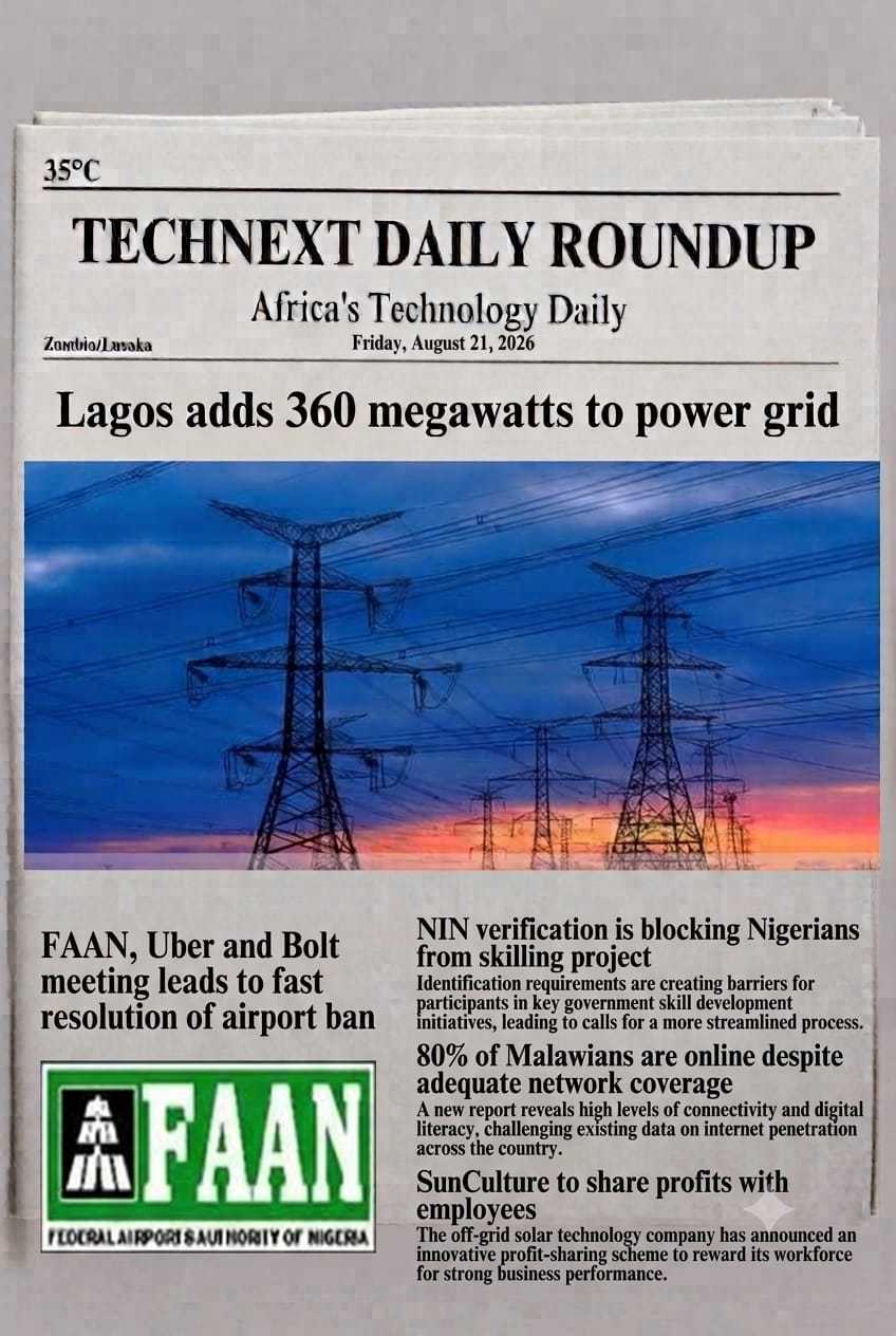 Technext-nieuwsbrief (21 augustus 2026): '360 megawatt meer...'