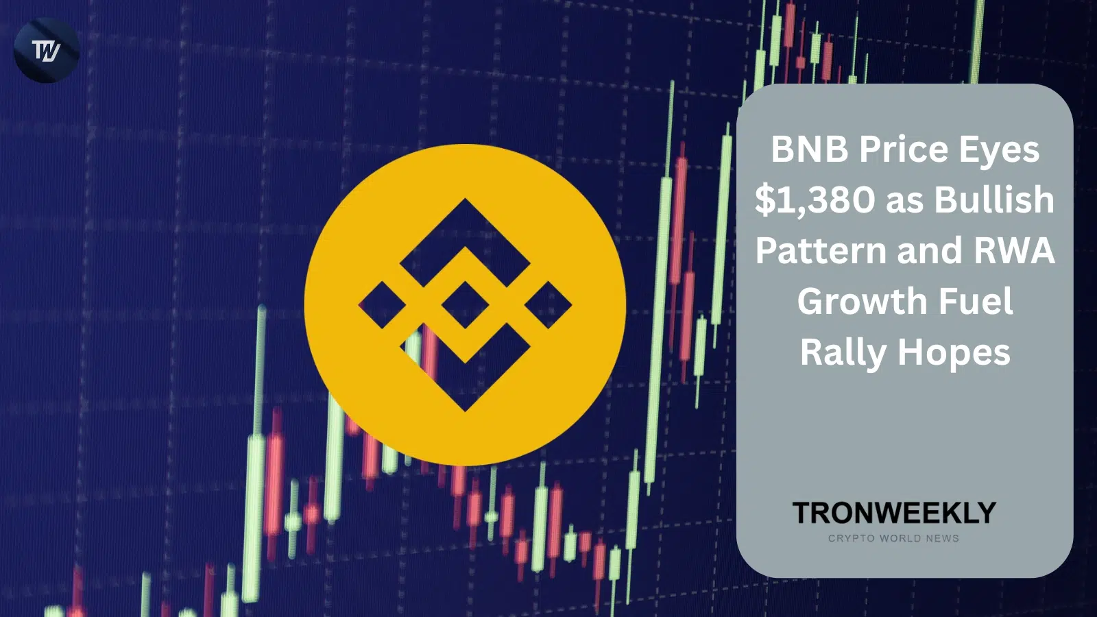 BNB нацелен на $1 380 на фоне бычьего технического паттерна и роста токенизации RWA