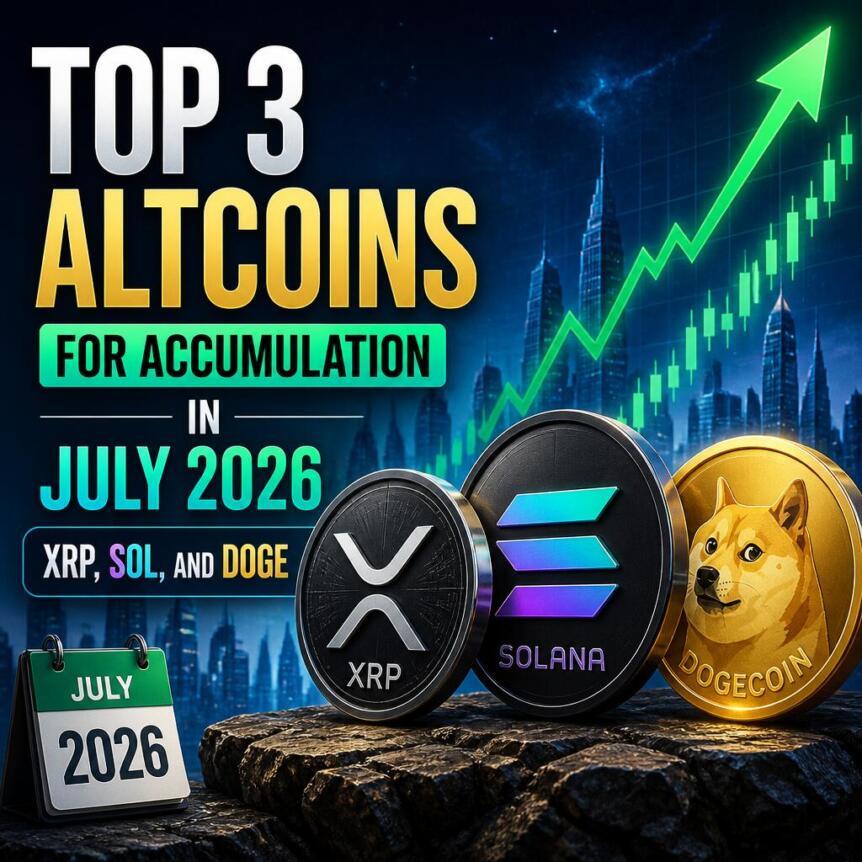 XRP, Solana i Dogecoin wskazane jako altcoiny warte obserwacji w lipcu 2026 r.