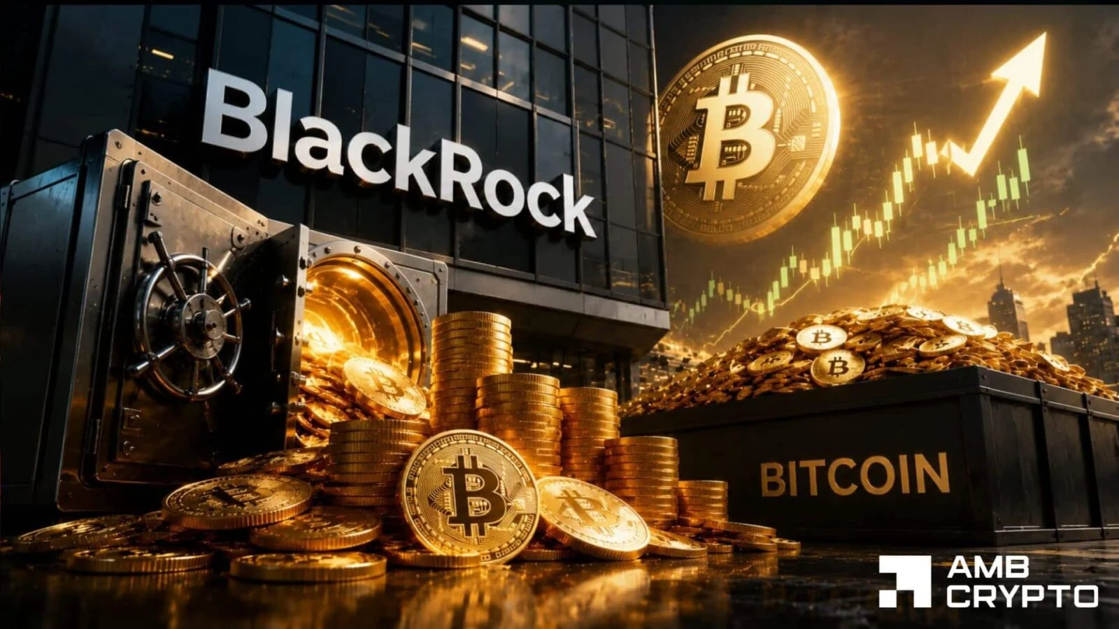 貝萊德IBIT關聯錢包接收4,259枚BTC,比特幣在66,000美元下方盤整