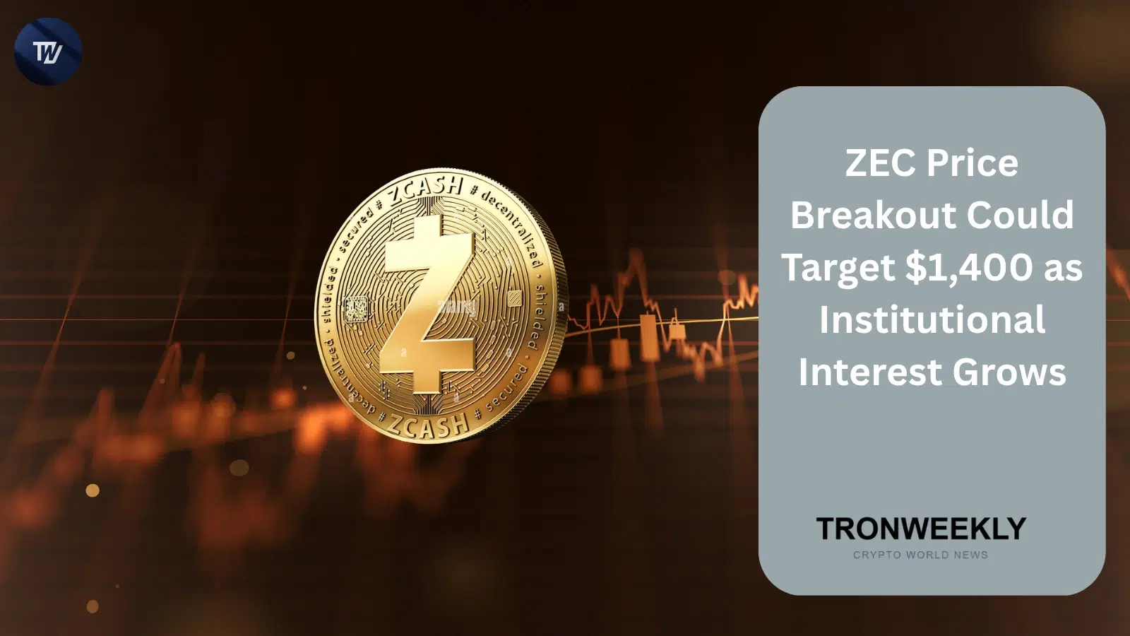 ZEC Price Breakout Could Target $1,400 as Zcash Trust Advances NYSE Arca Listing