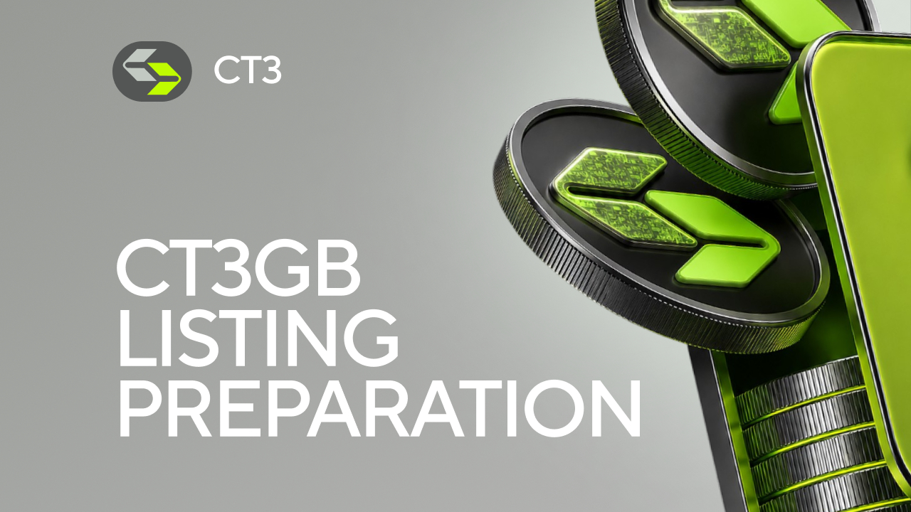 CT3 Prepara l'Ecosistema per il Lancio del Token CT3GB con Scaling delle Infrastrutture e Audit degli Smart Contract