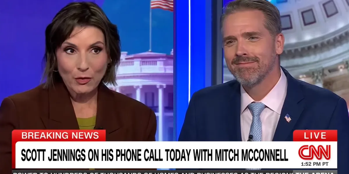 Панель CNN с недоверием отнеслась к заявлениям Скотта Дженнингса о прямых звонках с Митчем Макконнеллом