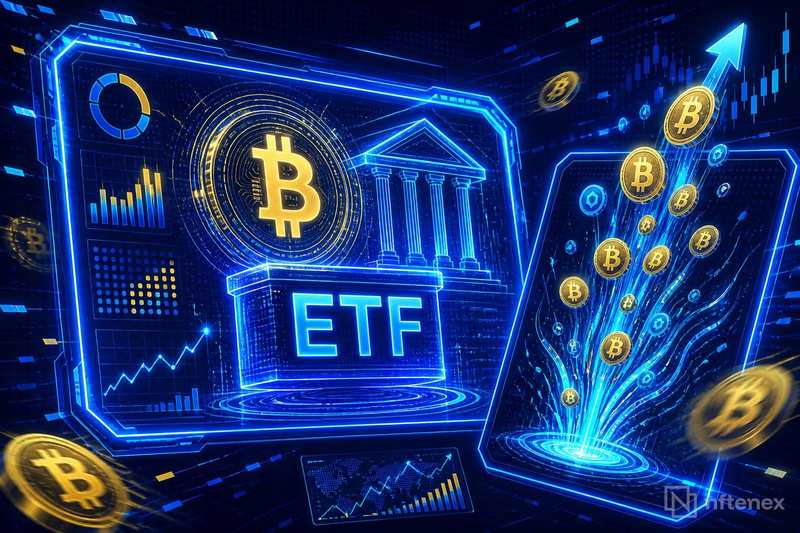Amerykańskie spot ETF-y na Bitcoina odnotowały 1,918 mld USD netto wpływów w tygodniu 17–21 sierpnia