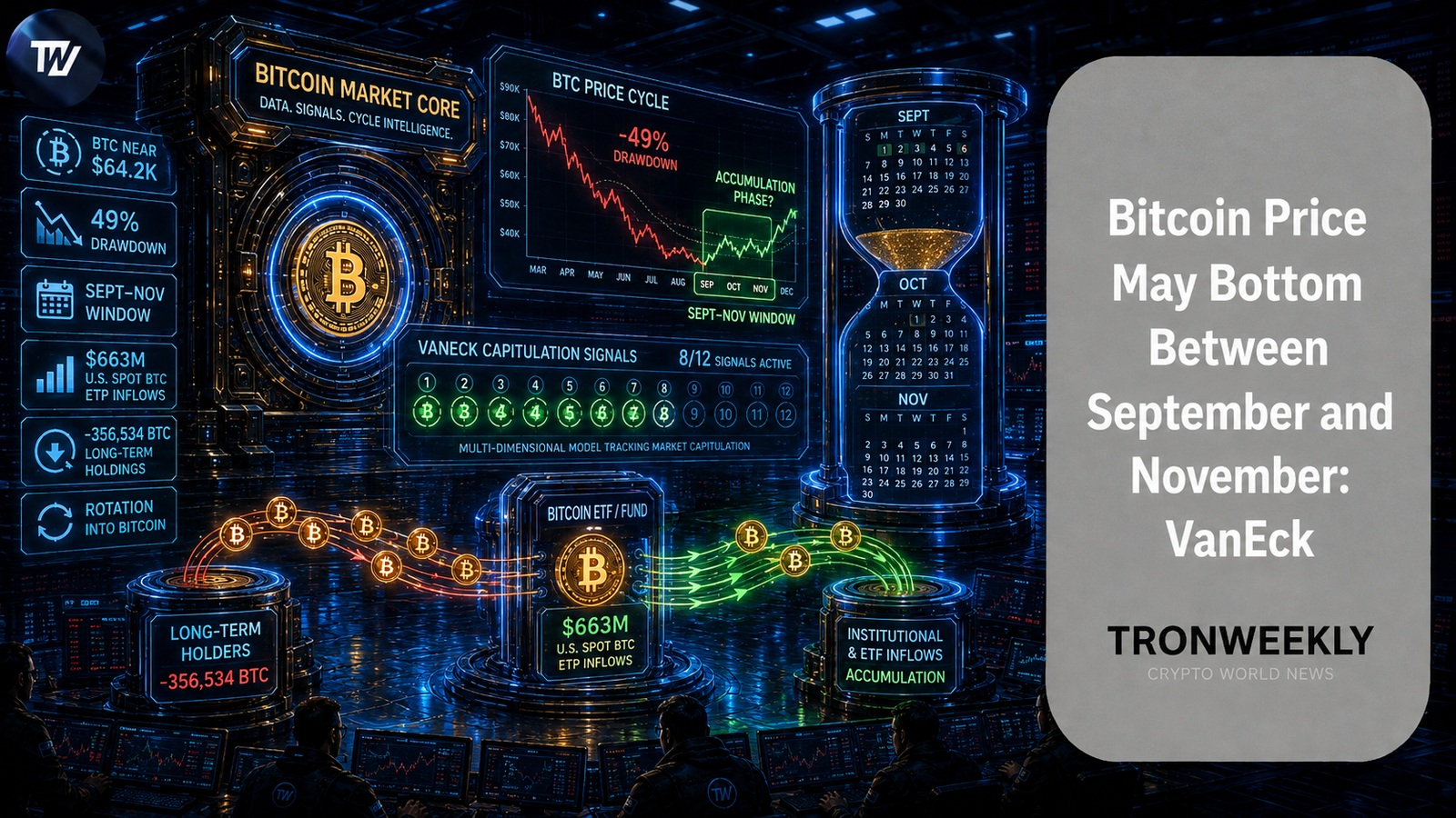 VanEck: Bitcoin может достичь дна между сентябрем и ноя��рем