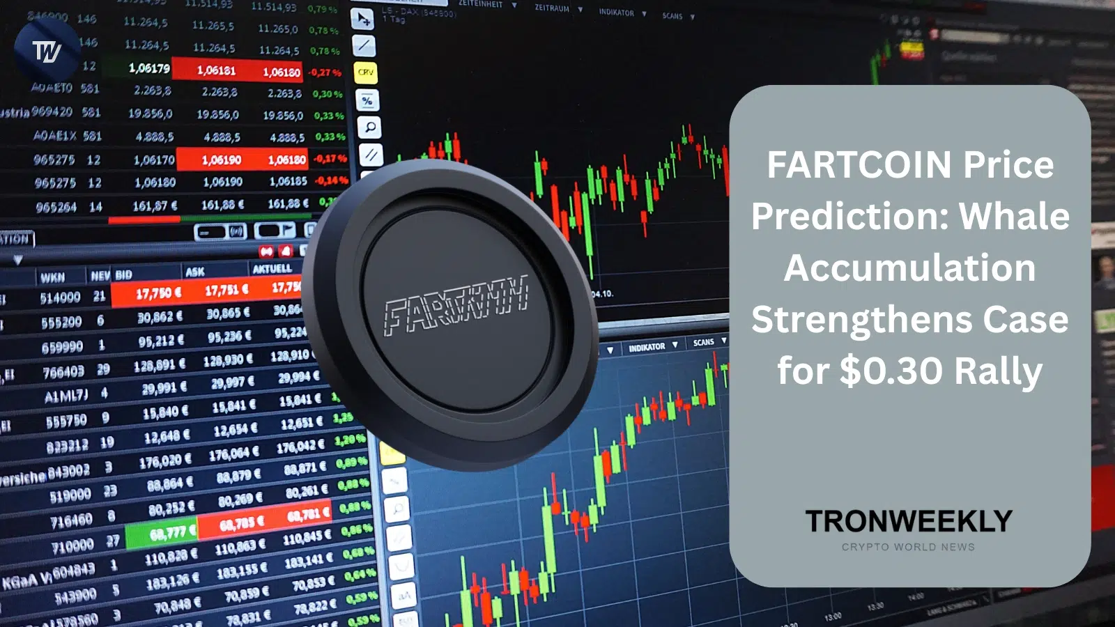 Прогноз цены FARTCOIN: накопление китом усиливает аргументы в пользу ралли к $0.30