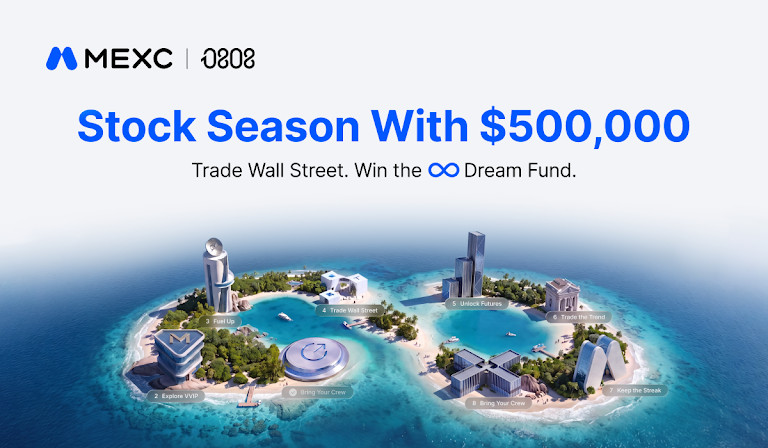 MEXC launches annual 0808 brand event with Stock Season and $500,000 prize pool