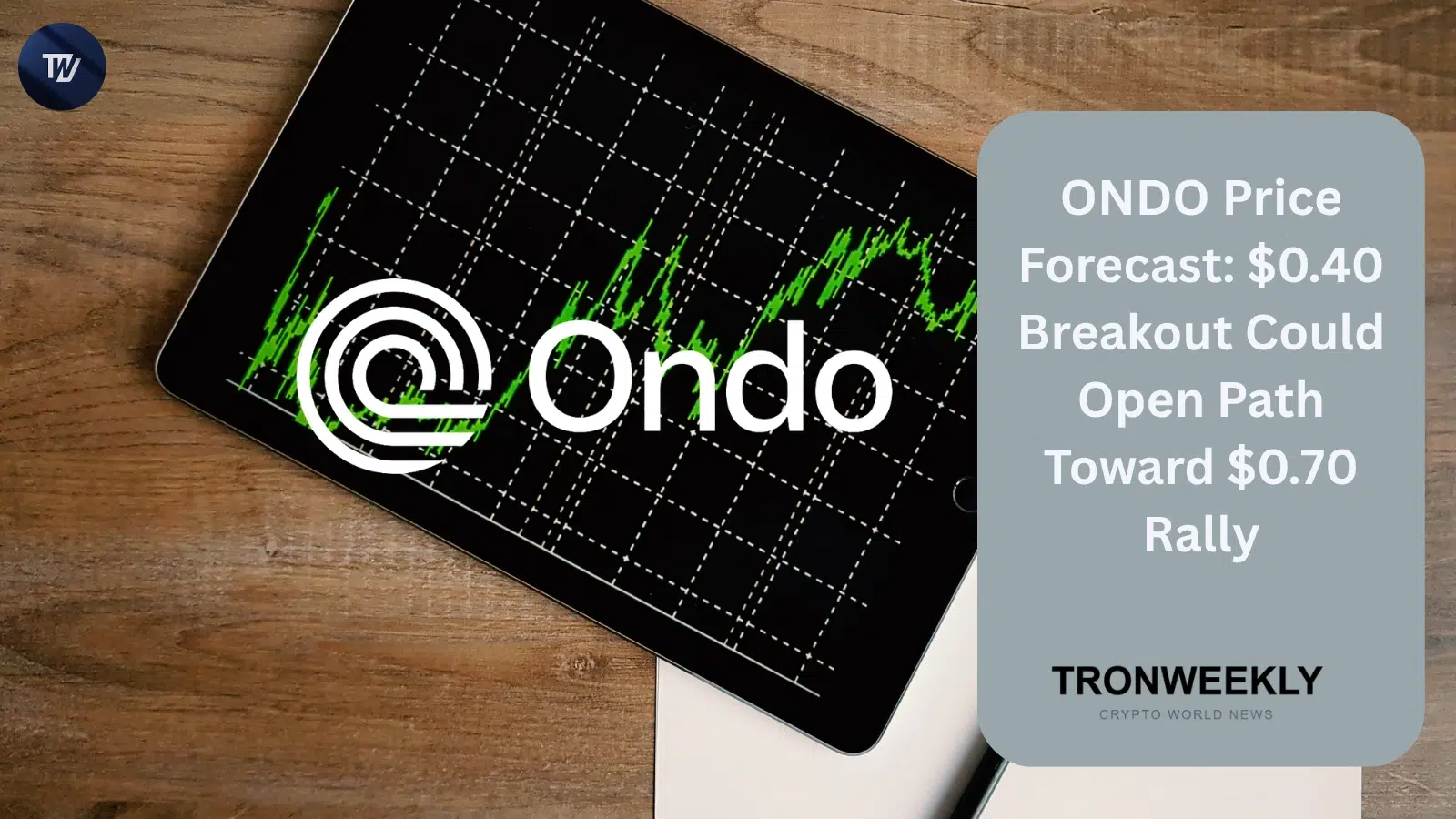 ONDO-Preisprognose: Ein Ausbruch über $0,40–$0,45 könnte den Weg zu einer Rallye auf $0,70 öffnen