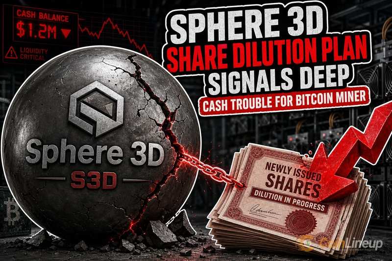 Sphere 3D Prepares Major Share Dilution Amid Cash Pressure, Pending Cathedra Bitcoin Combination
