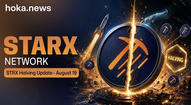 Il quarto halving di STRX di StarX Network fissato per il 19 agosto 2026, con il tasso di mining base ridotto del 75%