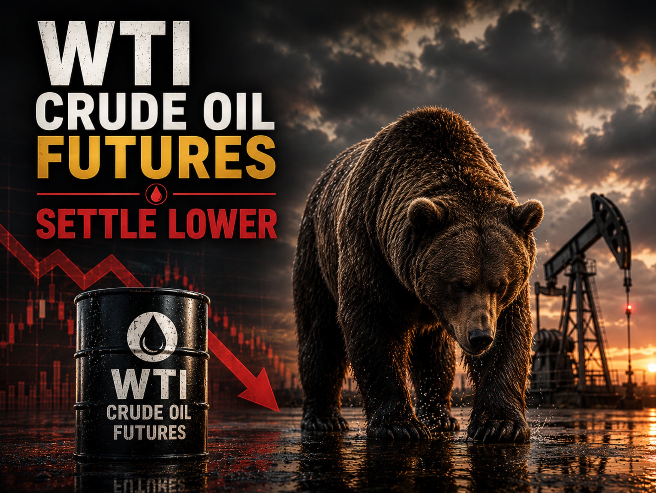 I future del petrolio WTI chiudono a $82,61 dopo il maggior calo giornaliero dal 17 aprile