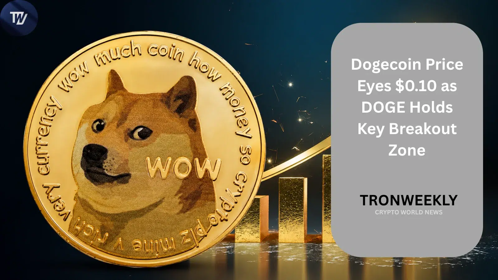 Dogecoin apunta a $0.10 mientras DOGE mantiene una zona clave de ruptura