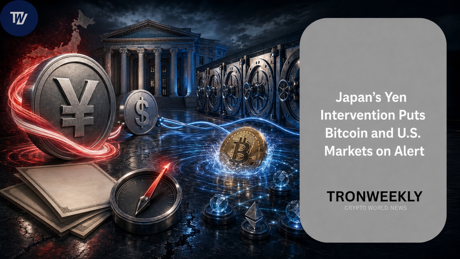U.S. Treasury Alerts Banks to Possible Yen Market Intervention After Japan's $53–$59 Billion Move