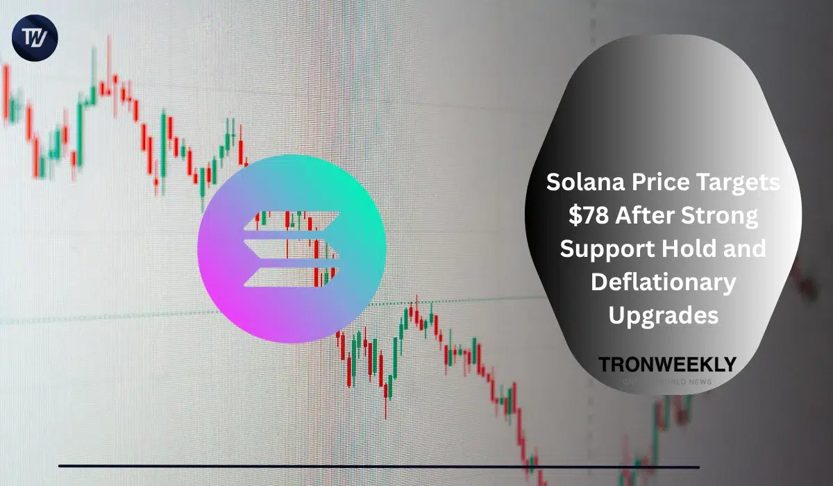 Solana удерживает ключевую поддержку на уровне $74 на фоне поддержки дефляционных инициатив управления