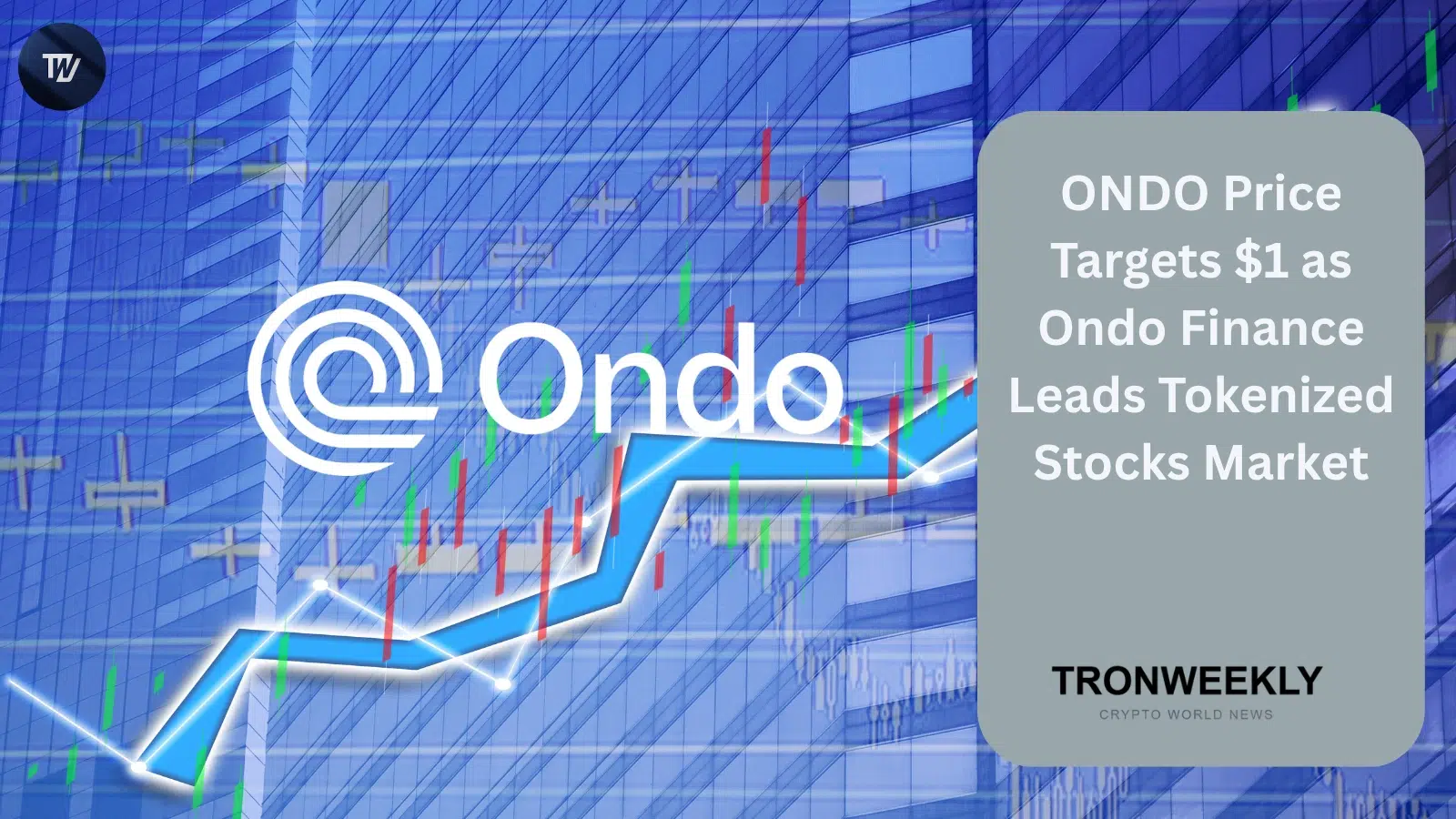 Цена ONDO нацелена на $1, поскольку Ondo Finance лидирует на рынке токенизированных акций объёмом $2,8 млрд