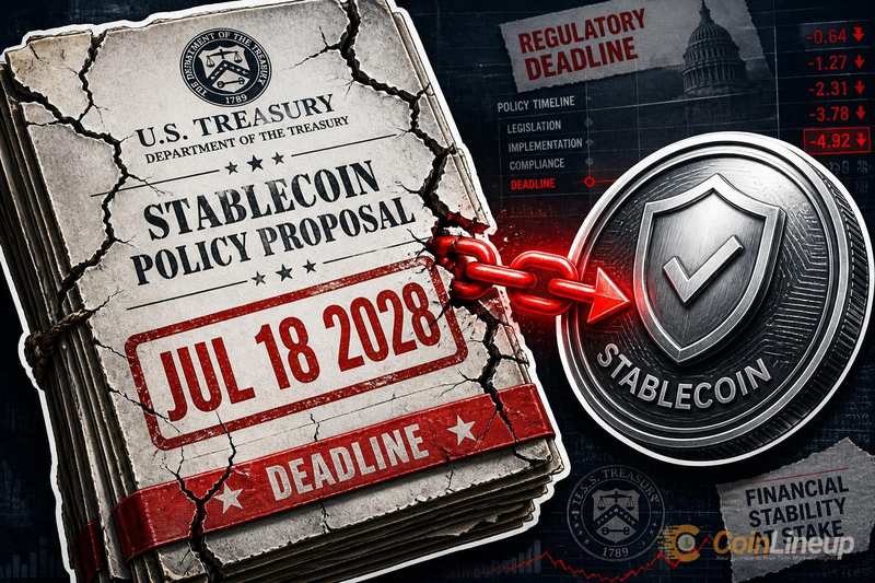 La proposta del Tesoro fissa la scadenza del 18 luglio 2028 per le stablecoin offshore non conformi