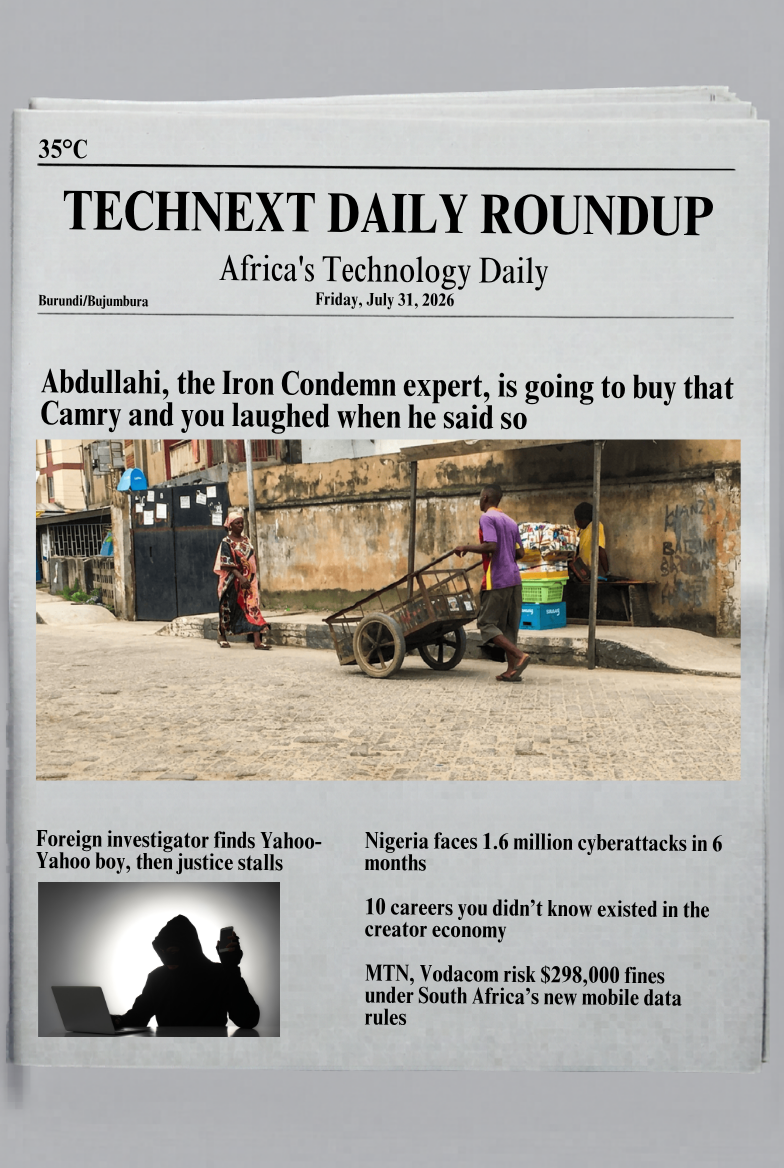 Technext Newsletter: Daily African Tech News Roundup