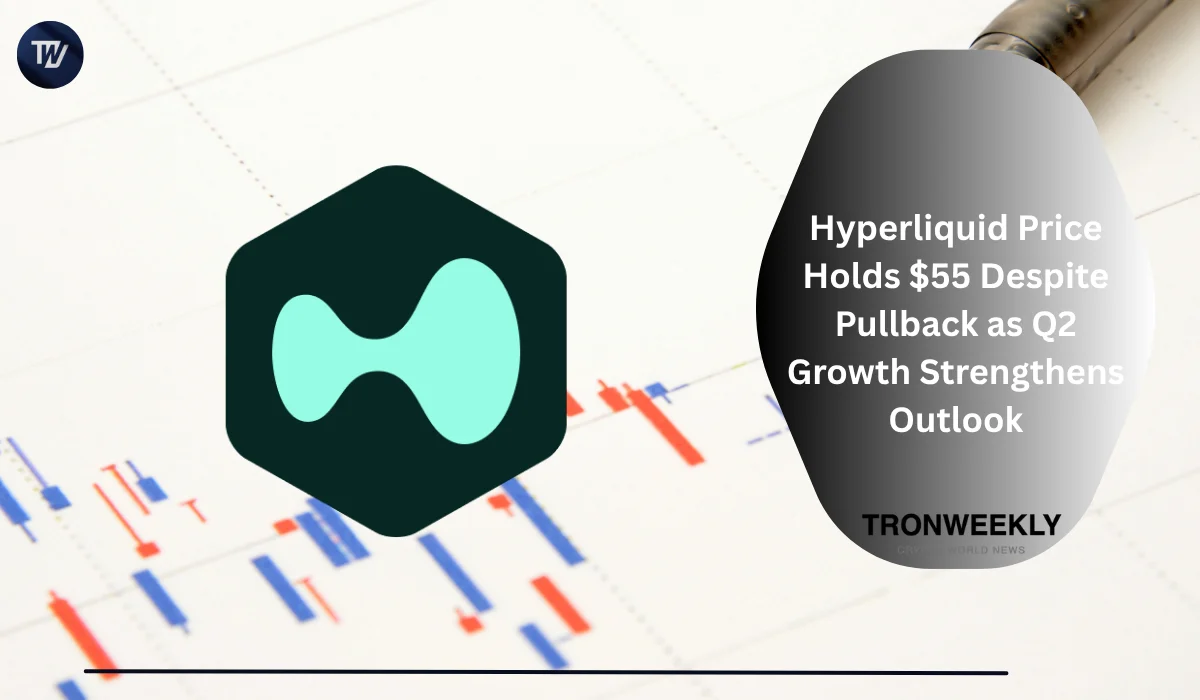 Токен HYPE от Hyperliquid удерживается выше $55 на фоне отчета за Q2, показавшего резкий рост объема RWA и совокупную выручку в $1 млрд