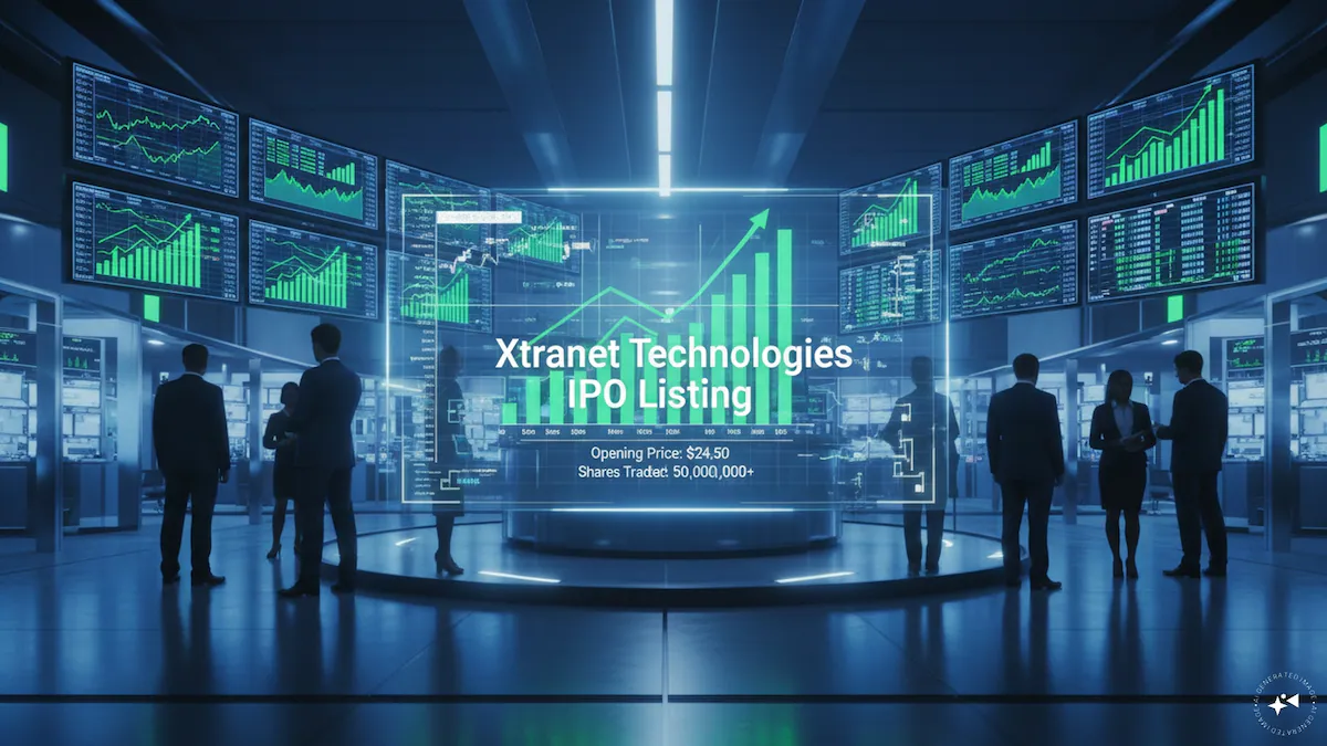 Xtranet Technologies демонстрирует скромный рост при дебюте на Dalal Street на фоне сильной подписки на IPO