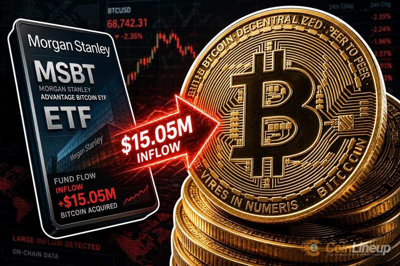 摩根士丹利MSBT ETF报告增持1505万美元比特币