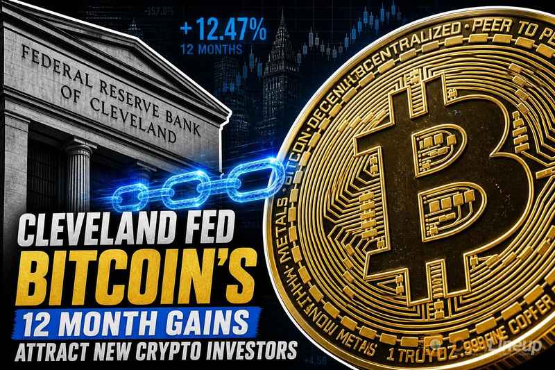 Eksperyment Fed z Cleveland: 12-miesięczne wzrosty Bitcoina przyciągają inwestorów krypto kupujących po raz pierwszy
