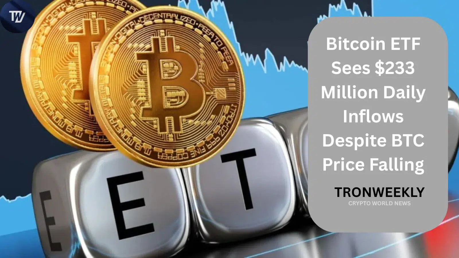 Bitcoin ETFs See $233.1 Million in Daily Inflows as BTC Falls Below $64,000