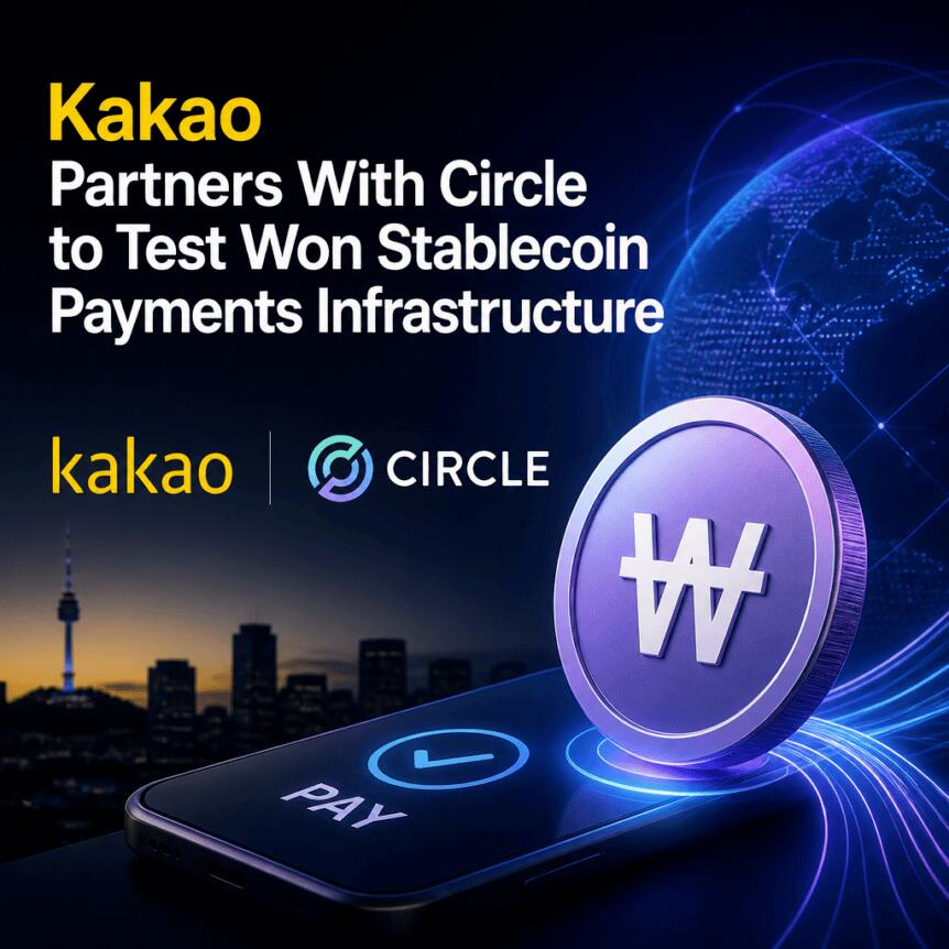 Kakao Group i Circle podpisują MOU w sprawie infrastruktury płatności stablecoinami zabezpieczonymi wonem