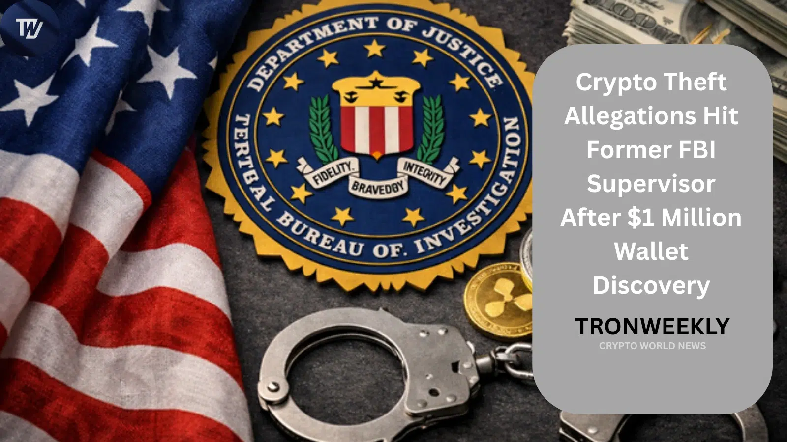 FBI Counterintelligence Supervisor Faces Crypto Theft Allegations After $1 Million Wallet Discovery