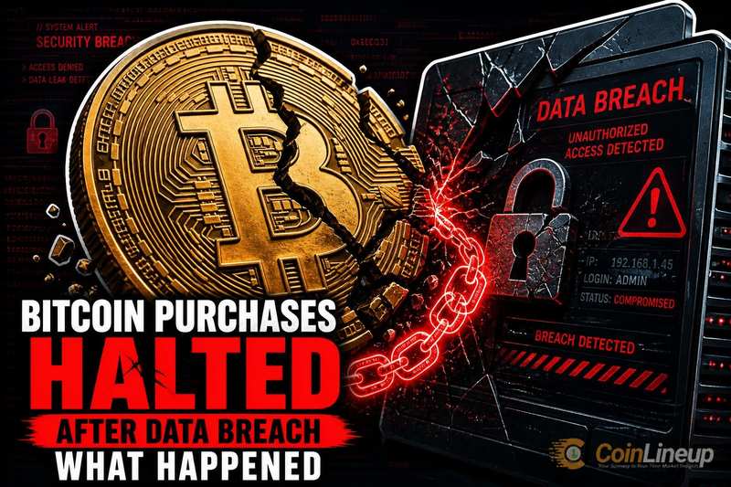 Wstrzymanie zakupów Bitcoin po naruszeniu danych: co się stało