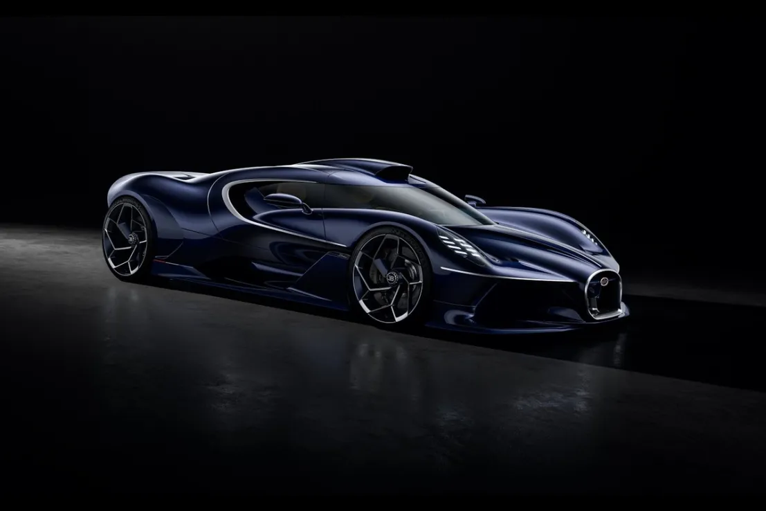 Bugatti ujawnia Destriera – unikatowy hipersamochód o mocy 1577 KM zbudowany na bazie Bolide