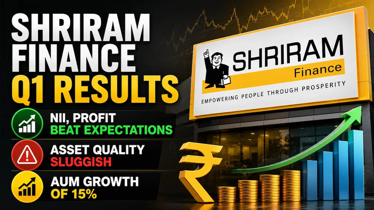 Shriram Finance Q1 Results: Core Income and Profit Beat Expectations, Asset Quality Remains Weak